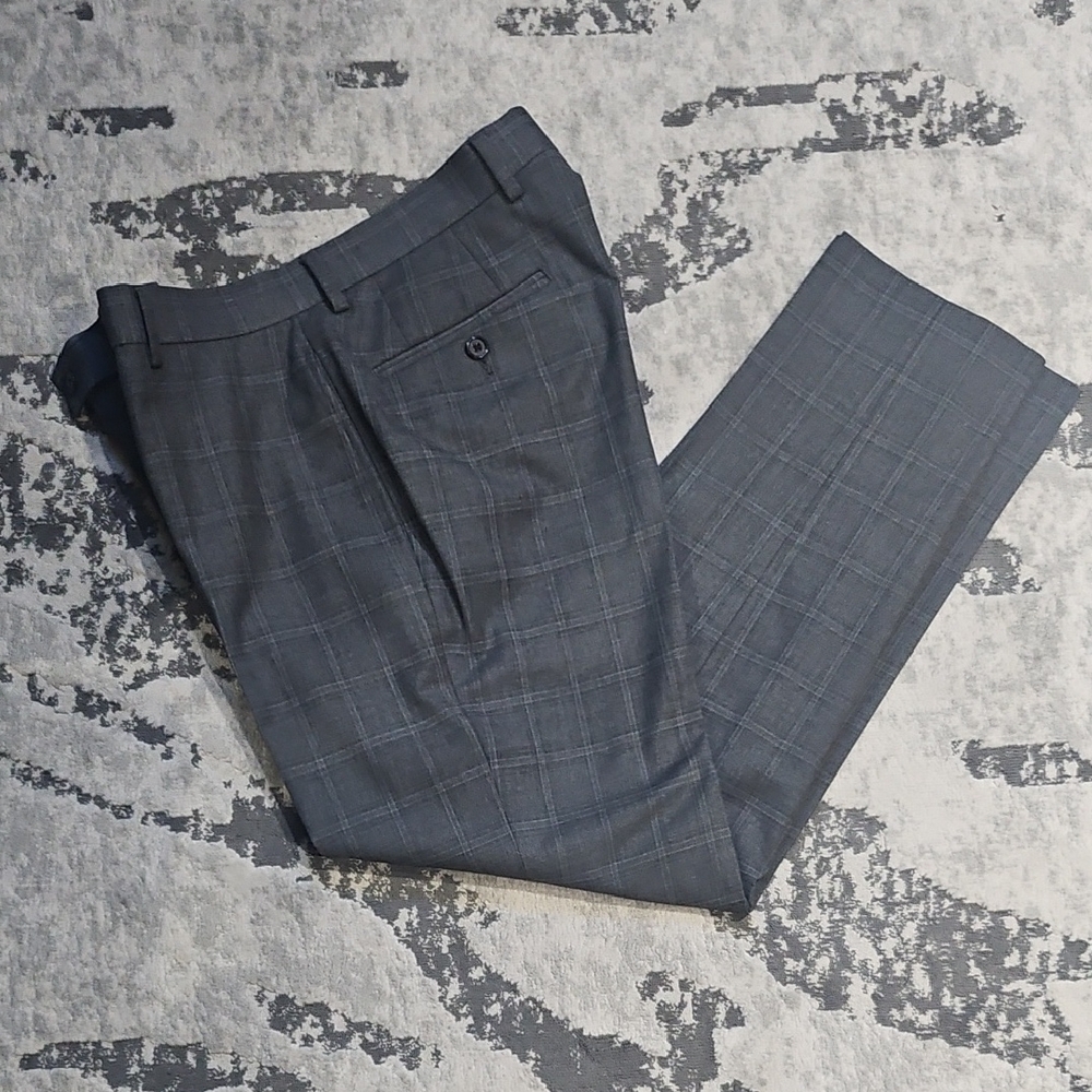 Ralph Lauren Dark Gray Pants with Paisley Detail